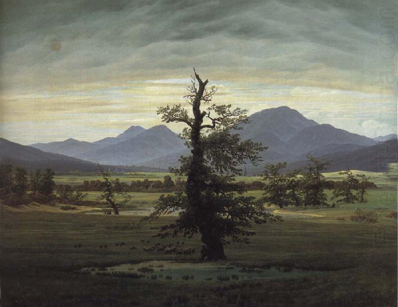 The Solitary Tree, Caspar David Friedrich